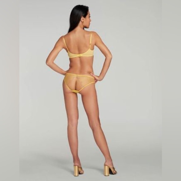 Agent Provocateur Lorna yellow and lilac 3 piece set. NWT. - Picture 7 of 11